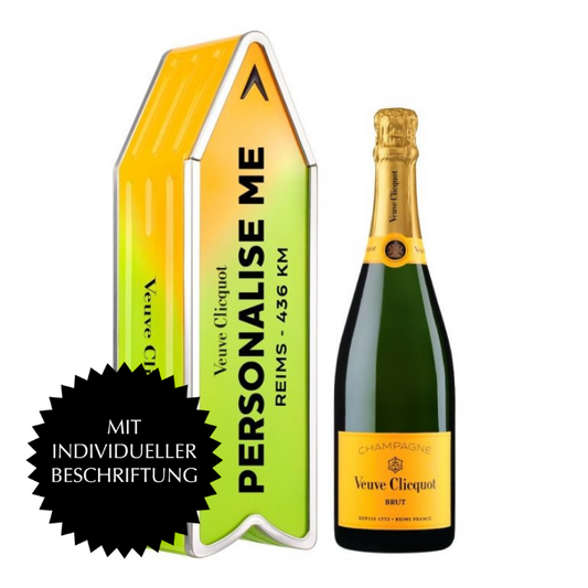 Veuve Clicquot Brut Arrow Personalisierbar, Champagne, Frankreich