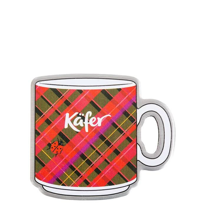 Käfer Weihnachts-Magnet "Tartan"