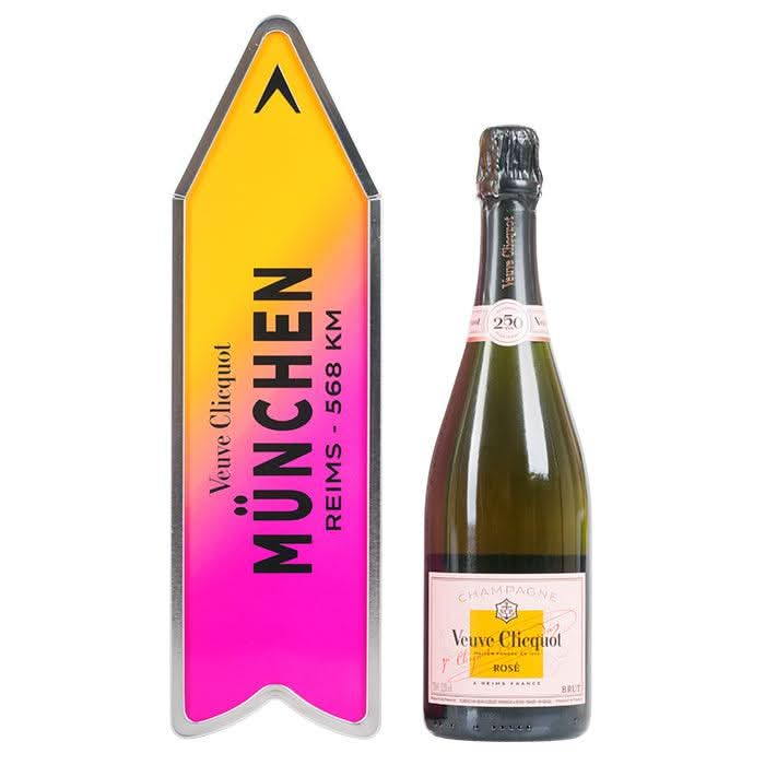 Veuve Clicquot Rosé Arrow Personalisierbar, Champagne, Frankreich