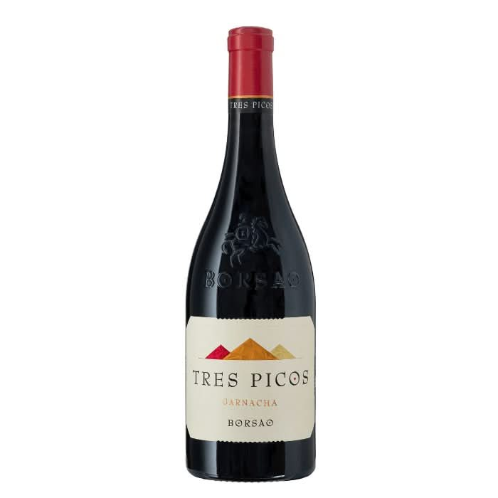 Tres Picos Garnacha, Campo de Borja, Spanien - 