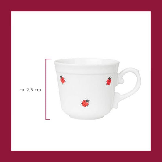 Set Kaffee Tasse mit Untertasse - 