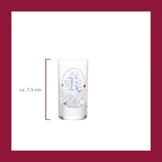 Bayern Schnapsglas "K" 5cl - 