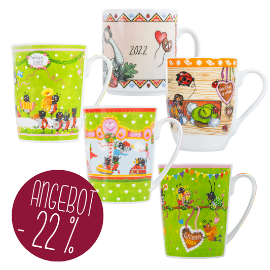 Wiesn Haferl 5er Set